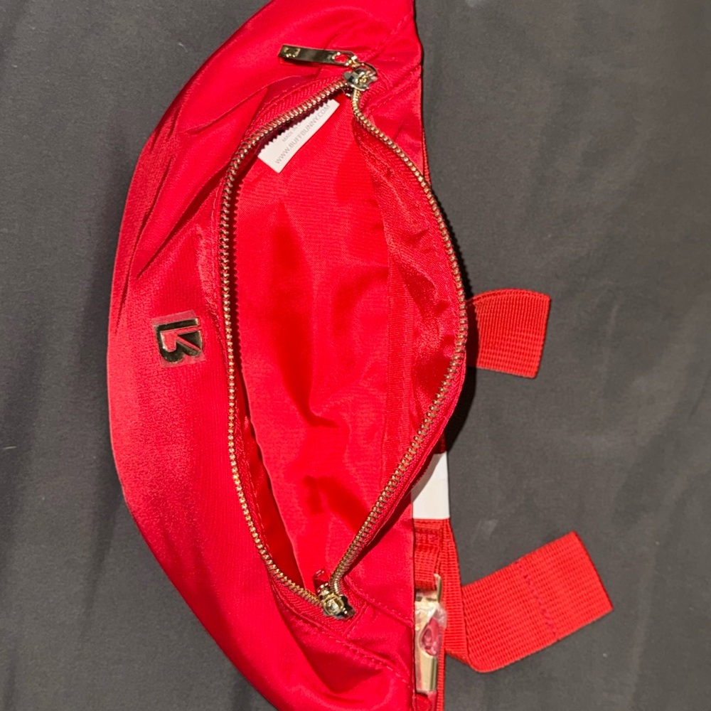 BuffBunny Red Cosmetic Bag Vibrant Durable Design